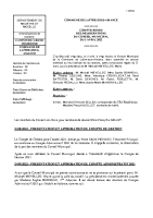 Conseil Municipal du 5 avril 2022