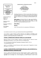 Conseil Municipal du 7 février 2023