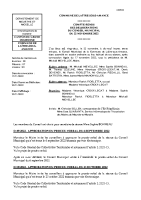 Conseil Municipal du 22 novembre 2022