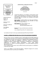 Conseil Municipal du 30 novembre 2021