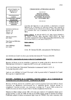 Conseil Municipal du 7 novembre 2023