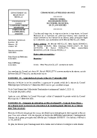 Conseil Municipal du 21 janvier 2025